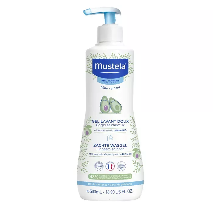 Mustela gel lavant doux cheveux et corps
