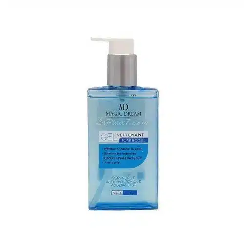Magic Dream Gel nettoyant pour visage, Vitamin C+E, Pure booste, 240 ML.جل تنظيف الوجه ماجيك دريم، فيتامين سي + إي، تعزيز نقي، 240 مل.