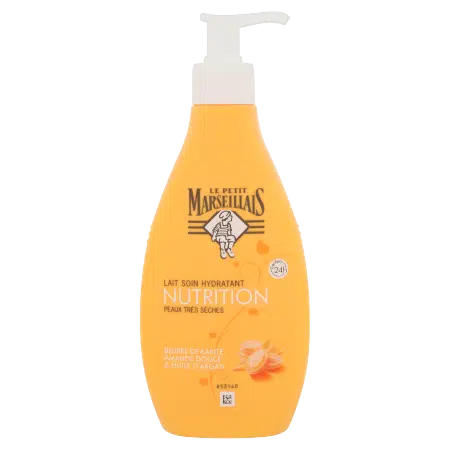 Le Petit Marseillais Lait Corps Nutrition Karité, Amande Douce d'Argan