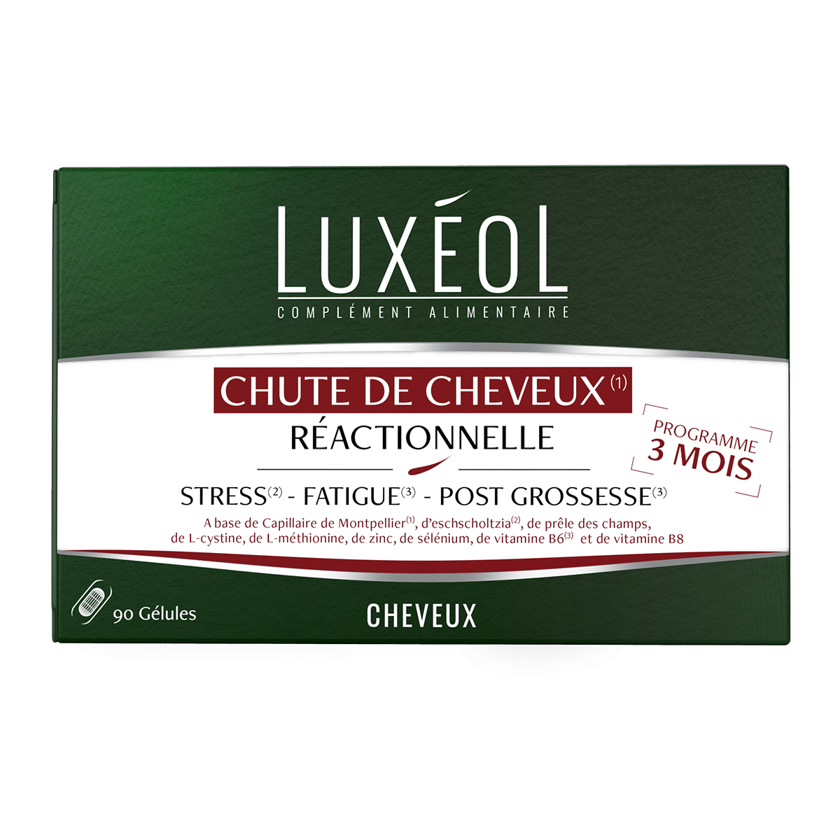 LUXEOL Chute De Cheveux 90 Gélules