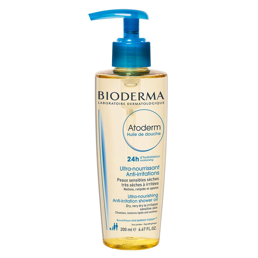 Atoderm Huile de douche Lavante Relipidante Apaisante, Anti Irritation