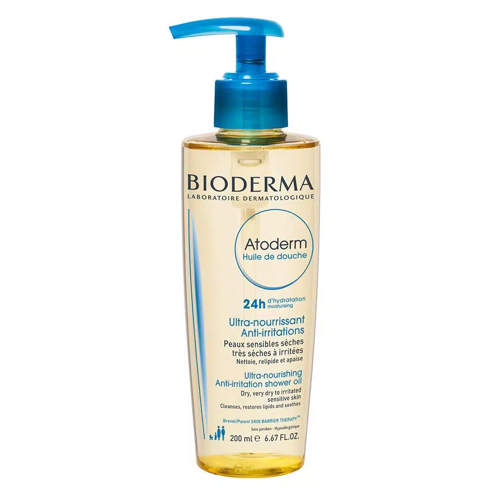Atoderm Huile de douche Lavante Relipidante Apaisante, Anti Irritation