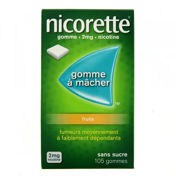 NICORETTE 2MG 105 GOMMES
