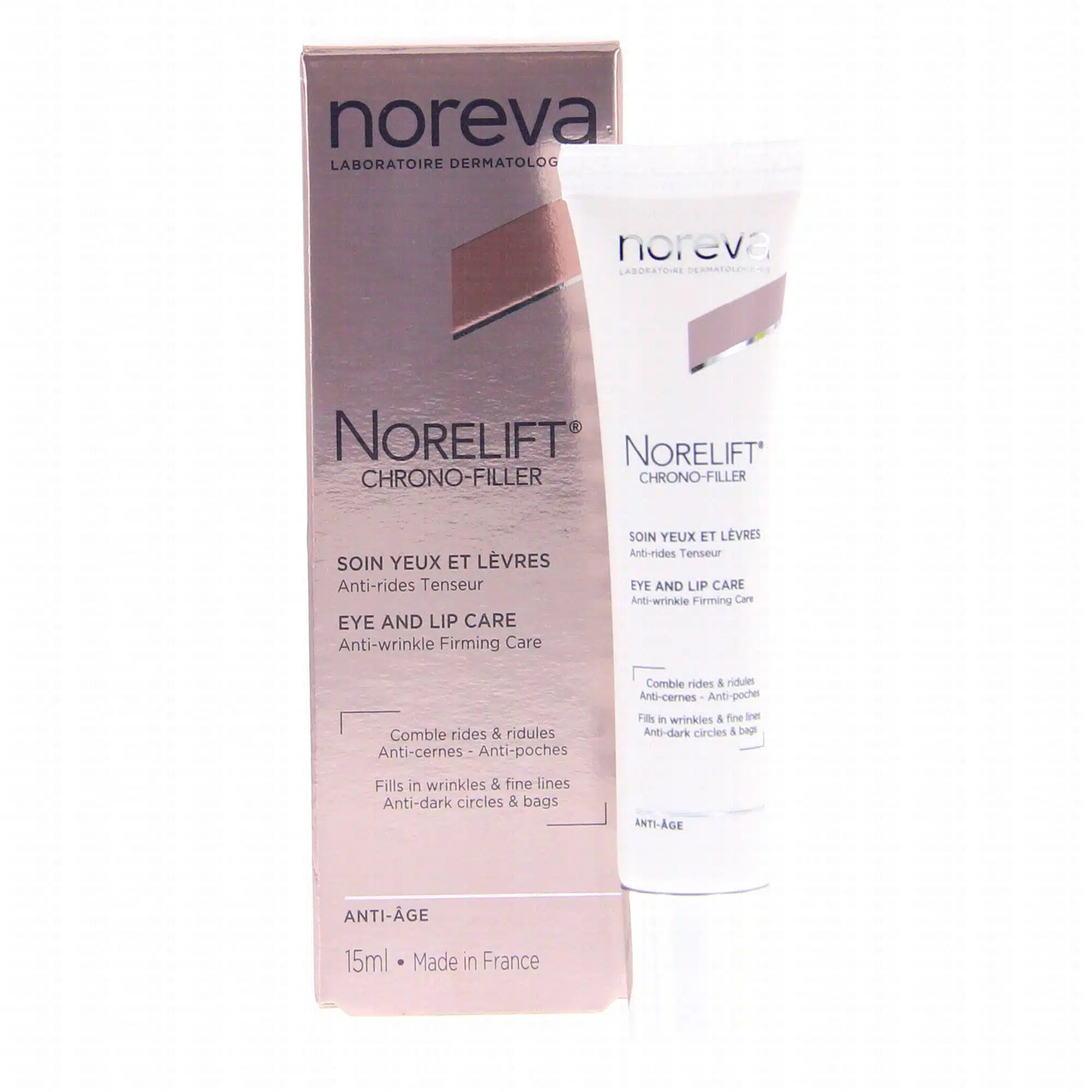 Noreva Norelift Chrono-Filler Yeux & Lèvres 15 Ml نوريفا نوريليفت كرونو فيلر للعيون والشفاه 15 مل