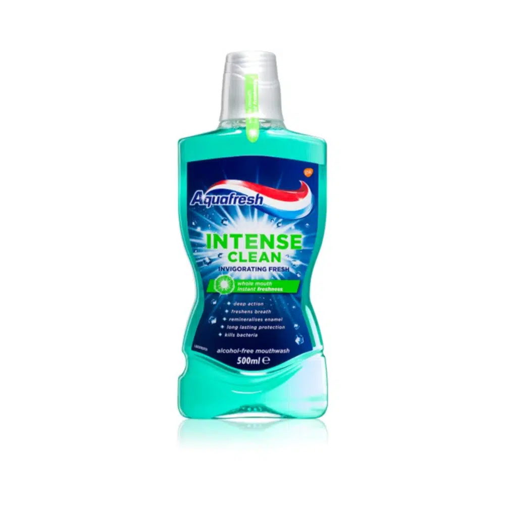 Bain de bouche aquafresh intense clean 500ml