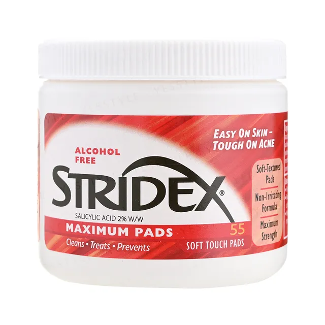 STRIDEX – Maximum 2% Salicylic Acid Soft Touch Pads