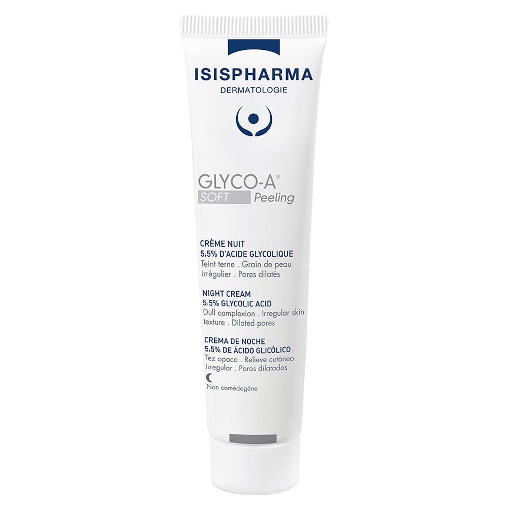 ISISPHARMA Glyco-A SOFT Peeling  Crème Nuit 5,5% d'acide glycolique