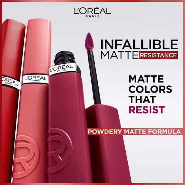 L'oreal INFAILLIBLE matte lips