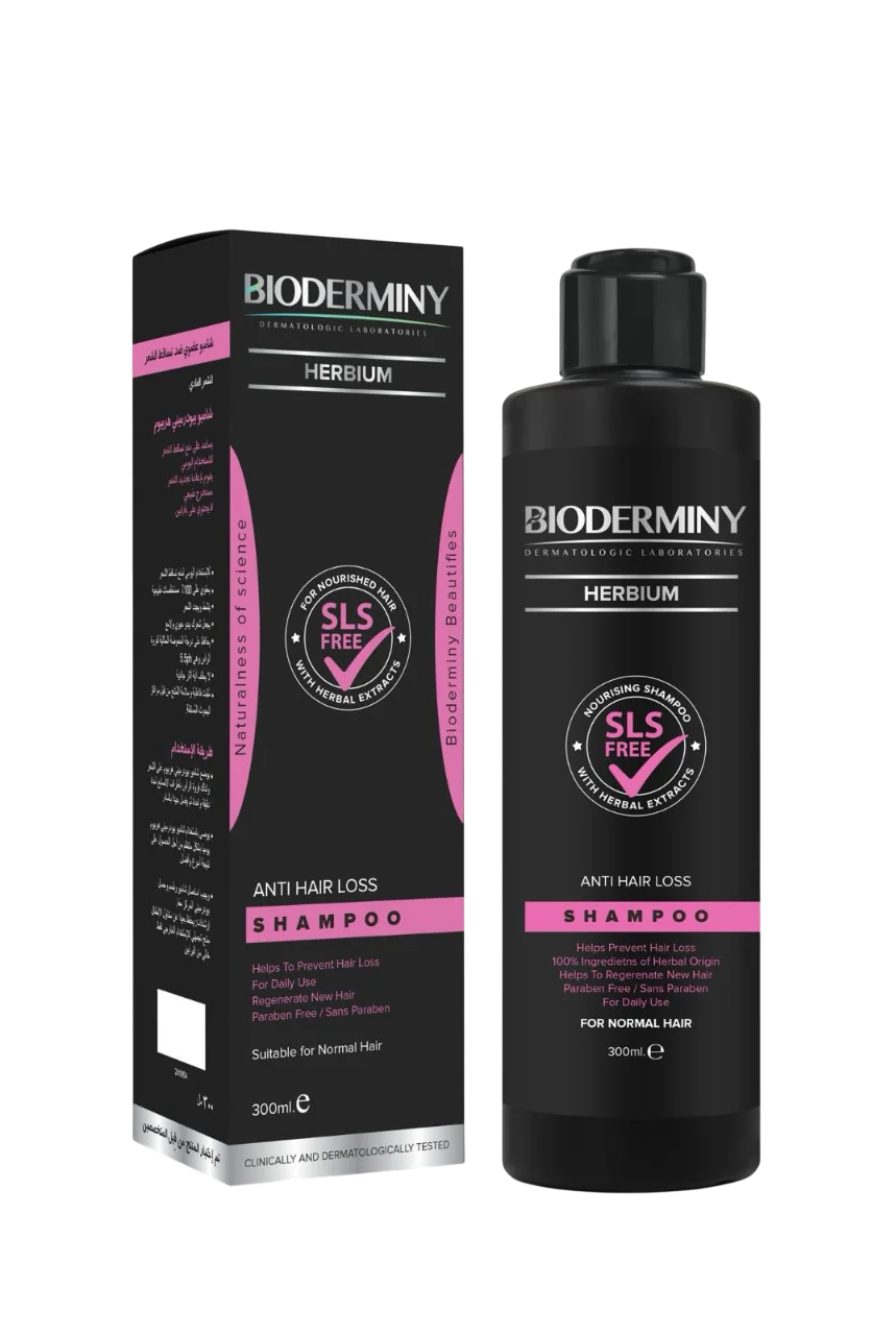 BIODERMINY Shampooing anti chute cheveux gras