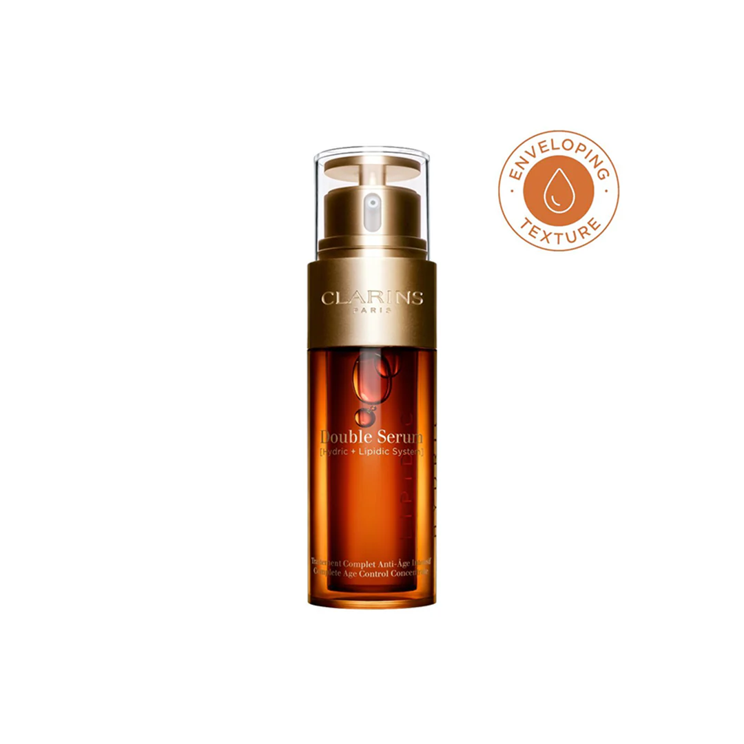 CLARINS DOUBLE SERUM-Sérum anti-âge anti-rides 100ML+50ml