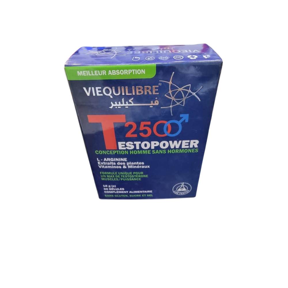 VIEQUILIBRE TESTOPOWER CONCEPTION HOMME SANS HORMONES