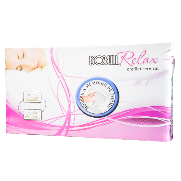 Isobull Oreiller Cervical Standard Rose 72*38