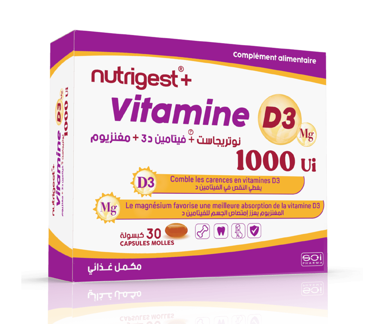 Nutrigest vitamine D3 1000 UI