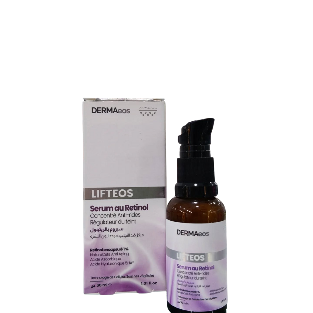 DERMAEOS LIFTEOS SERUM AU RETINOL Concentré anti ride  régulateur du teint