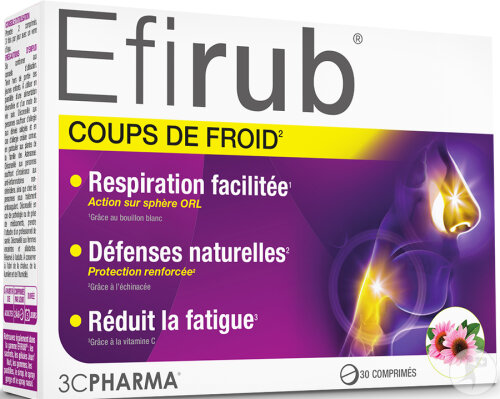 Efirub des Laboratoires Les 3 Chênes
