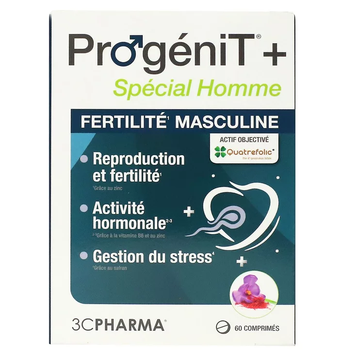 Le ProgéniT+ Spécial Homme (du laboratoire 3C Pharma / Les Trois Chênes)