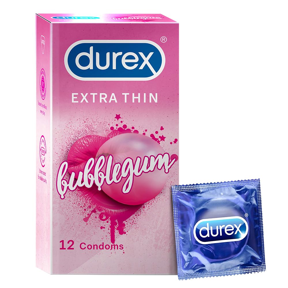 DUREX EXTRA THIN BUBBLEGUM B/12