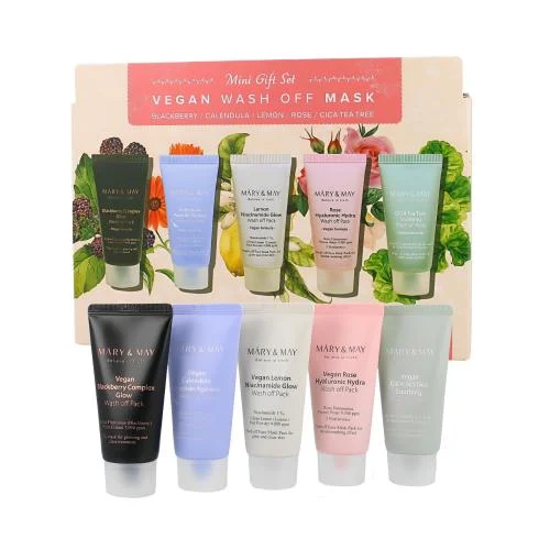 Mary&May - Vegan Wash Off Mask Mini Gift Set