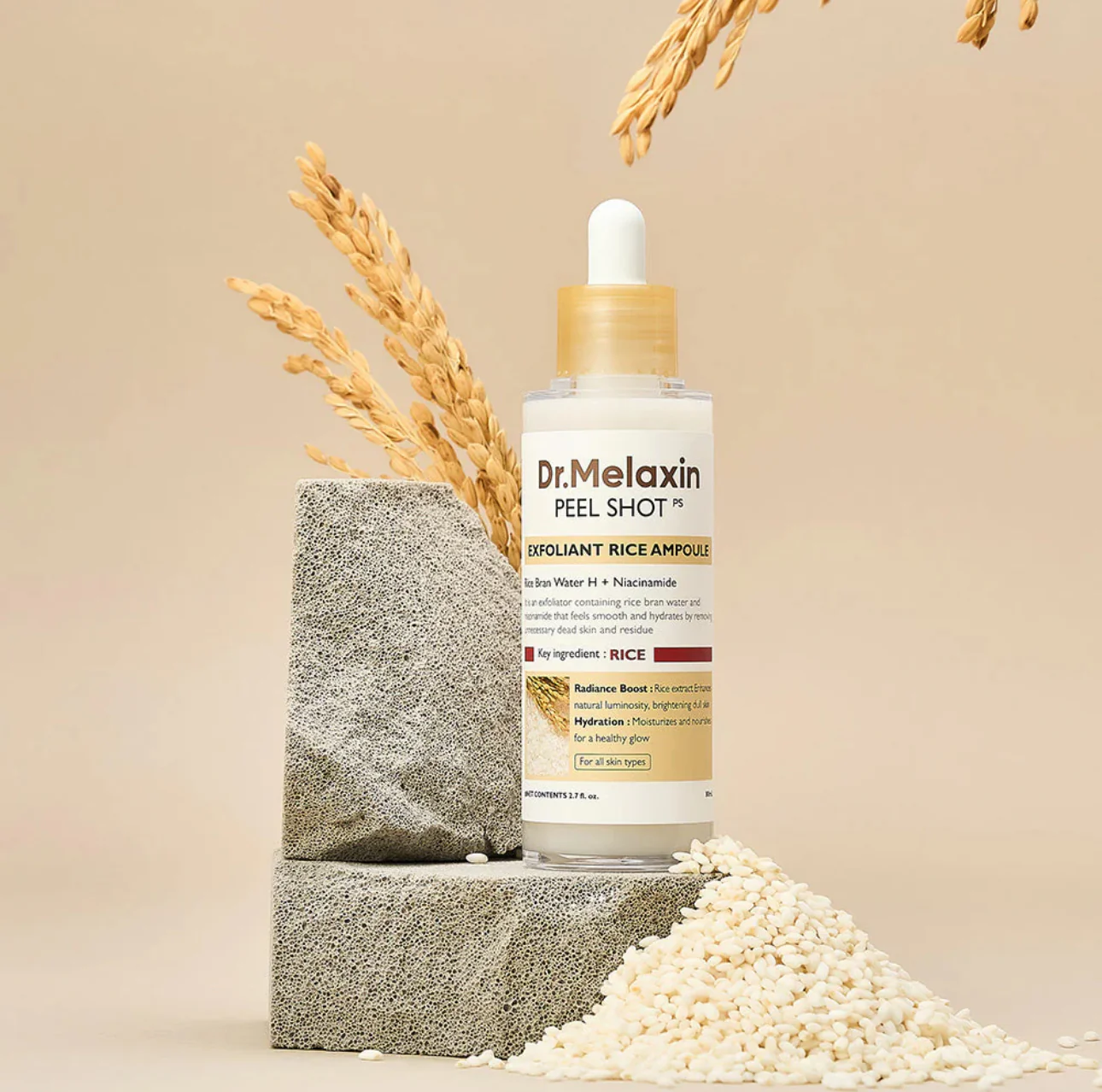 Dr. Melaxin Peel Shot White Rice 80ml.